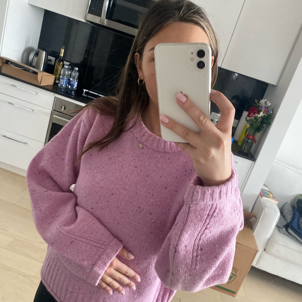 Club Monaco Pink Melange Sweater